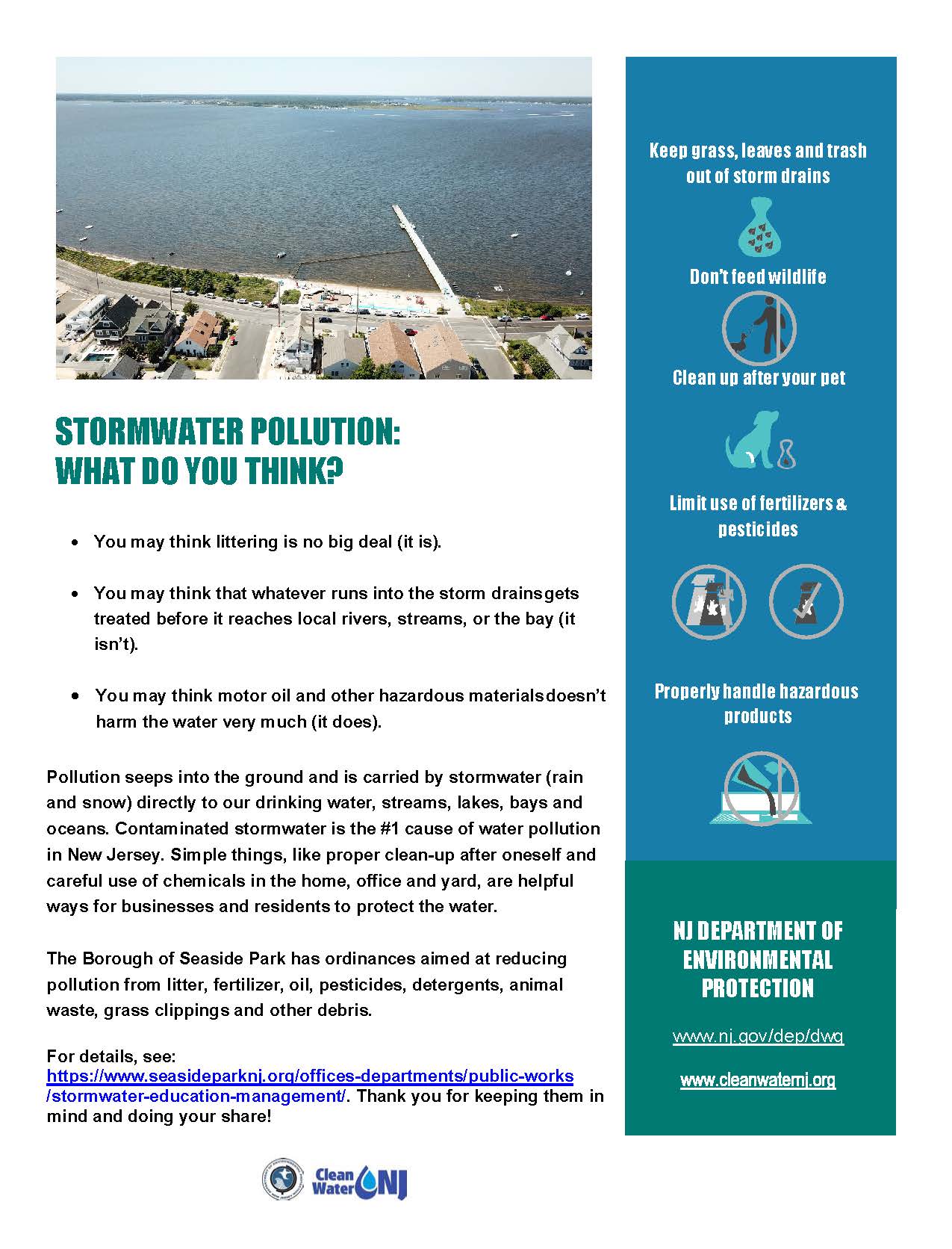 Stormwater Pollution Brochure